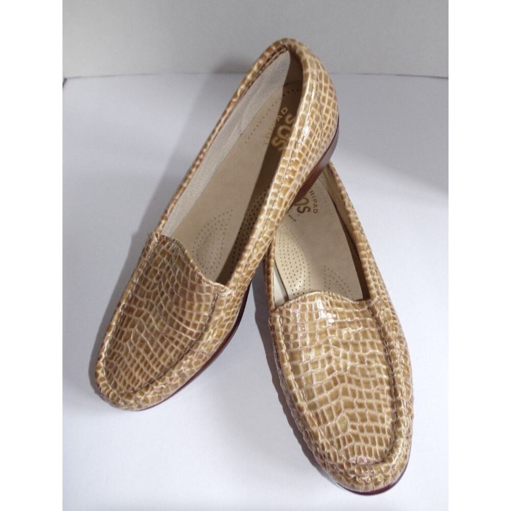 SAS Simplify Tripad Loafers Womens 8.5N Caramel New